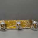 Modern Bathroom Vanity Light 3-Lights Gold Crystal Bathroom Wall Light Vanity Light Fixtures20.47-inch Modern Minimalist Design