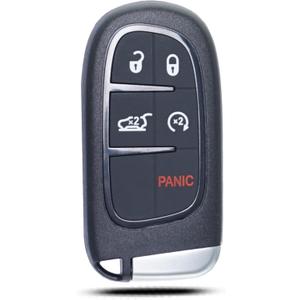 MechanMagic Smart Key Fob Remote Replacement Fits for Jeep Cherokee 2014 2015 2016 2017 2018 2019 2020 2021 2022 GQ4-54T Keyless Entry Remote Start Control 68141580 433 MHz 5 Buttons