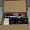 YIHUA 928D-III Soldering Iron,110W High Power, Fully Digital Display F /C- Temperature Control Soldering Tool, Accurate 194~896F, with ON/OFF Switch, Iron Tip, Brass Wool, Automatic Sleep Mode