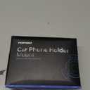 TOPGO [Upgraded] Cup Holder Phone Holder for Car, Phone Mount Universal Adjustable Gooseneck Cup Holder Cradle Car Mount for Cell Phone iPhone 14,Samsung,LG (Black)