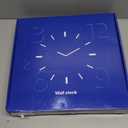 VIKMARI Kitchen Wall Clock - Home Decorative Wall Clock,14 Inch Silent Non-Ticking Quartz Battery Operated Clock, Easy to Read Round Arabic Numerals Ocean Wave Pattern Wooden Wall Clocks