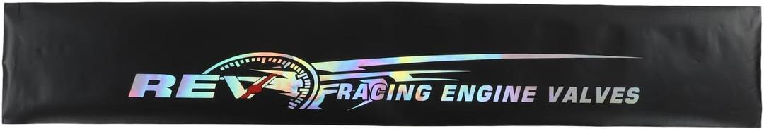 KIMISS Universal Front Windshield Decal Sticker for Cars, 51.2" x 8.3" Reflective Windscreen Sticker, Easy to Apply & Remove, Fits Most Vehicles, Windshield Lettering Decal