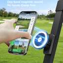 weini Universal Magnetic Golf cart Phone Holder & Gym Mount - High-Strength Lightweight Design with 360 Rotation, for EZGO Club Car Yamaha Cart Accessories- Premium Golf Gifts for Men Women