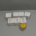 Lyrow 7 Pcs Ramadan Gifts for Women Men Ramadan Mubarak Candles 3.5 oz Scented Soy Wax Candle Islamic Muslim Candles Islamic Party Favors Gifts for Home Muslim Islam Festival Decor (White Gold)