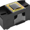 Card Shuffler Automatic 2 Deck Automatic Card Mixer Tool Accessory for Electric Senior Adults