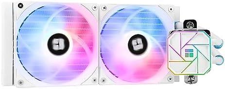 Thermalright Aqua Elite 240 White V3 Water Cooling CPU Cooler, Double PWM ARGB Fans with S-FDB Bearings,Efficient PWM Controlled Pump,for AMD/AM4/AM5, Intel LGA1150/1151/1200/2011/1700