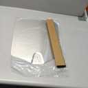 Skyflame Kitchen Supply Aluminum Pizza Peel with Wooden Handle 14-Inch x 16-Inch, Large Pizza Paddle for Baking Homemade Pizza Bread