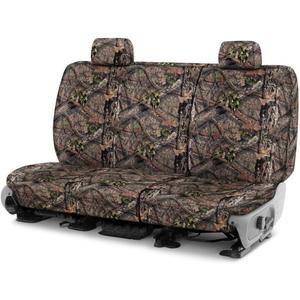 Covercraft Mossy Oak Camo Carhartt SeatSaver Custom Seat Covers | Fits 2016-2023 Toyota Tacoma Double Cab | 2nd Row 40/60 Bench Seat, Break-Up Country