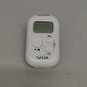 Taylor Multi-Alert (Sound, Light, Vibration) Digital Timer, Standard, White