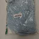 KANGAROO Bathroom Rugs, Chenille Soft Absorbent Bath Rug, Shaggy Shower Mat, Quick Dry Machine Wash Bathmat, Plush Carpet Mats for Tub, Bathtub and Room Home Decor Accessories, 24x17, Seafoam