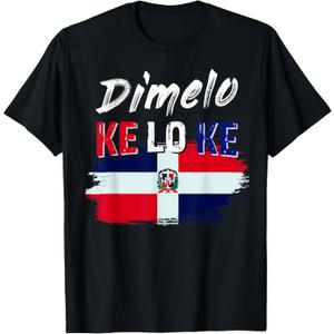 Dimelo Ke Lo Ke Dominican Republic Flag T-Shirt, Small