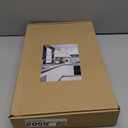 TIKNIK Silicone Dish Drying Mat, Stone Drying Mat for Kitchen Counter with Built-In Drain, Non-Slip Drain Pad with Built-in Drain, Heat Resistant Stone Drying Mat, Hangable, Black-1pc, 20" x 15"