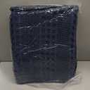 Cooling Waffle Weave Blanket Queen Size, 60% Cotton 40% Rayon Derived from Bamboo 90"X90", Navy Blue Soft Lightweight Bed Throw for Hot Sleepers, Breathable Cozy Comfort for Couch Sofa