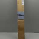 Amazon Basics Room Darkening Blackout Curtain Rod for Bedroom and Living Room, Easy Installation, Curved, 48" to 88", Nickel