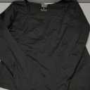 Trendy Queen Womens Cropped Long Sleeve Top - Square Neck Y2K Going Out & Workout Shirts, Soft Stretchy Fit (Large, Black)