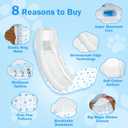 Disposable Male Dog Diapers, XS-26 Count SuperAbsorbent Male Wraps, Soft Cotton, Stereoscopic Edge Fit for Incontinence Dog Nappies, Potty Training, Travel, and Post-Surgical Care