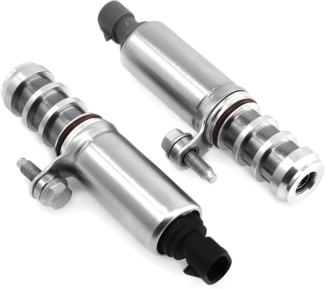 2 PCS Intake & Exhaust Camshaft Position Actuator Solenoid Valve Kit, Intake Exhaust Solenoid Replaces 12655420 12655421, Compatible with Cobalt Malibu HHR 2.0L/2.2L/2.4L