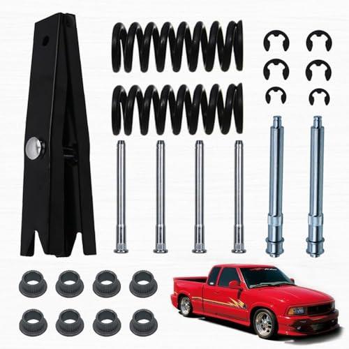 RULLINE Door Hinge Repair Kit with Spring Tool - Compatible with 94-04 Chevrolet S10 Door Roller pin Hinge with Tools and Springs