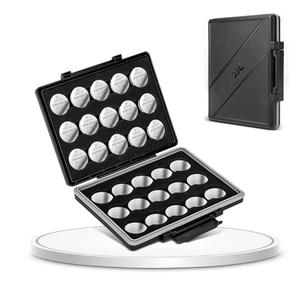 JJC CR2032 Battery Case Holder Storage, Water-Resistant Anti-Shock, Coin Cell Battery Case for 30x CR2032 CR2025 CR2045 CR2016, Button Round Batteries Holder, Coin Cell Batteries Not Included