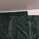 Kevin Textile Christmas Decorative Throw Pillow Covers Pack of 2 Corduroy Soft Soild Pillow Cases Square Pillowcases for Cushion Couch Sofa Bedroom Living Room 20 x 20 Inch, Dark Green