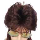 Swiking Mullet Wigs for Men Brown Replacement Wigs 70s 80s Curly Retro Disco Rocker Punk Fancy Natural Hair Party Cosplay Costume Mens Full Wigs