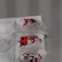 Yinns Christmas Tree Ornament, Snow Man Angel and Xmas Tree Mini Snow Globe Hanging Ornament for Christmas Tree Table Decoration (Golden White-3)