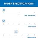 Hammermill Colored Paper, 24 lb Blue Printer Paper, 8.5 x 11 - Made in the USA, Pastel Paper, 103671R-1 Ream (500 Sheets)