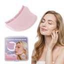 Silicone Lymphatic Contour Face Brush for Sculpting & Anti-Puffiness, Upgraded Face Brush for Lymphatic Drainage, Ultra-Soft Facial Massager for Jawline Definition, De-Puffing & Skin Glow, Pink, 1pc