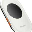 Vaydeer Ultra Slim Mouse Mover, Air 3 Mouse Jiggler with Adjustable Interval Timer, Undetectable & Noiseless, Simulates Realistic Movement, Driver-Free Shaker for Keeping The PC Active (Misty White)