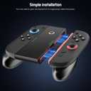 FANPL Charging Grip for Nintendo Switch 2 JoyCons Controller, Comfort Handle Grips for joycon 2 with 1 m/3.3 Ft USB Type-C Data Cable