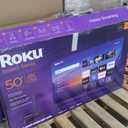 Roku 50" Select Series 4K HDR Smart TV TV Remote, 60Hz, HLG, HDR10+, Google Assistant & Amazon Alexa Compatible - 50R4C4