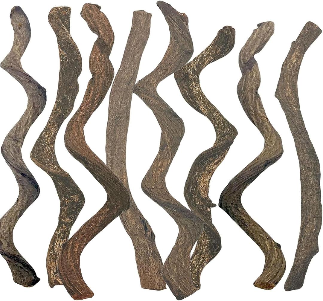 BNOSDM Reptile Forest Climbing Branch Decor Crested Gecko Climb Wood Natural Branches Tree for Snake Frog Chameleon Spider Bearded Dragon Terrarium Habitat Tank Accessories, 8PCS XL