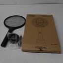 YISSVIC Electric Fly Swatter Bug Zapper Racket Dual Modes Mosquito Killer with Purple Mosquito Light Rechargeable for Indoor Home Office Backyard Patio Camping (Black)