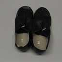 Dance Jazz Shoes Cowhide Leather Jazz Shoes for Women Men Adult (8.5, Black)