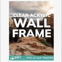 pbf PHOTO BOOTH FRAMES 11x14 Acrylic Frame for Wall | Wall Mount & Tabletop | 14x11 Horizontal Clear Acrylic Photo Frame for Poster, Diploma, Business License | Modern, Minimalist Style