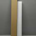 BlindsAvenue Cellular Honeycomb Cordless Polyester Shade, 9/16" Single Cell, Light Filtering, White, Size: 27" W x 72" H