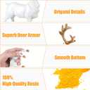 Reindeer Ornaments Statue,Reindeer Christmas Decoration,Deer Gifts for Women, Mom Gifts,Deer Decorations Applicable Home, Office,Bookshelf TV Stand, Shelf, Living Room(Origami Big, White)