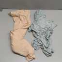 Yoofoss Baby Crib Sheets for Boys Girls, Fitted Crib Sheet 2 Pack for Standard Crib and Toddler Mattress, Super Soft Microfiber Baby Sheet 28x52x8in(Apricot-Green)