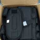 RUNmax 20LBS - 150LBS Adjustable Weighted Vest Wtih Shoulder Pads Option for Men and Women (Black)