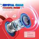 Mini Karaoke Machine Toys Gifts: Kids Toys Birthday Gifts for 4 5 6 7 8 9 Years Old Girl Boy LED Portable Bluetooth Speaker with 2 Wireless Microphone Girl Gift Age 3-12+