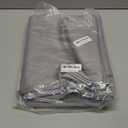 H.VERSAILTEX 100% Blackout Curtains for Bedroom with Black Liner Full Room Darkening Curtains 84 Inch Long Thermal Insulated Back Tab/Rod Pocket Window Drapes for Living Room, 2 Panels, Pumice Stone