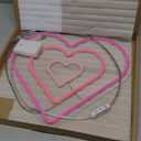 YALLOVE Pink Dancing Neon Sign, 13 x 15'' Pink Heart Neon Light for Bedroom Wall Decor, USB Powered, Heart Shaped Sign for Girl's Room, Wedding Party Decor, Birthday & Valentine's Day Gift