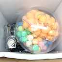 Lottery Bingo Ball Machine, 110v Automatic Electric Acrylic Bingos Cage and Balls Set with Calling Balls, Colorful Chips Bingo Game Sets for Adults Large Group Family