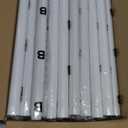 SUNALLY Room Divider Curtain Rod, No Drilling Room Separator for Space Partition Adjustable 4-10ft(H) 28-70inch(W) Heavy Duty Temporary Wall Divider Floor to Ceiling Tension Rod, White