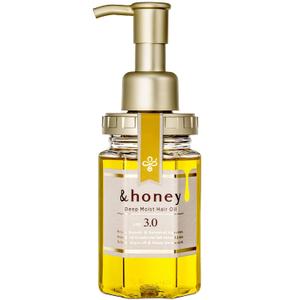 &honey Deep Moist Hair Oil, Bulgarian Damask Rose Honey, 3.4 oz (100 m)
