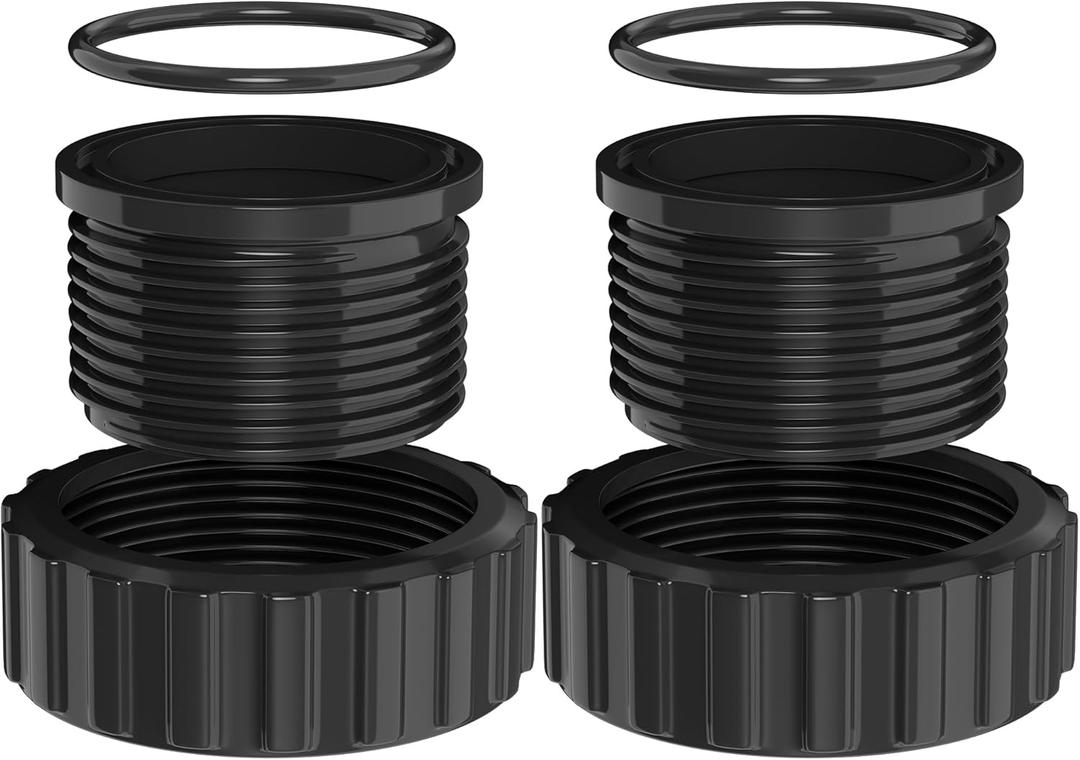 SP1500UNPAK2 1-1/2-Inch Socket Quick Connect Union Compatible with Hay-Ward Pool Pump Fittings Replacement for CL200 Chlorinator Parts to Pump to Filter Connector (2 Pack)