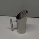 Stainless Steel Water Pitcher Jug with Ice Guard - 1L Cold Drinking Water Carafe with Handle for Home & Hotel