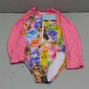 Jxstar Girls Rash Guard One Piece Mermaid/Unicorn Swimsuit Swimwear UPF 50+ UV (10-11 Years, Cat)