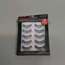 Ardell False Eyelashes Wispies Black, 1 pack (6 pairs of strip lashes per pack)