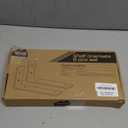 6-Pack Heavy Duty 12-Inch Black Shelf Brackets, L Shelf Bracket 12 Inch for Floating Shelves, 1/5-Inch Thick